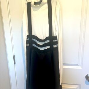 Black Short. Jumper Dress.